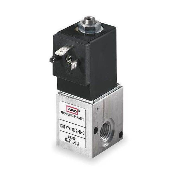 Aro Solenoid Air Con Valve,Three-Way,150 psi CAT77S-024-D