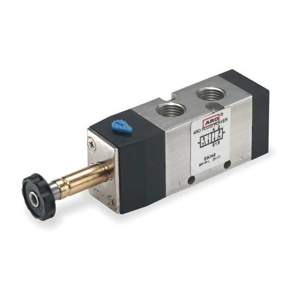 Aro Solenoid Air Control Valve,3/8 In,4-Way M213SS-000-N