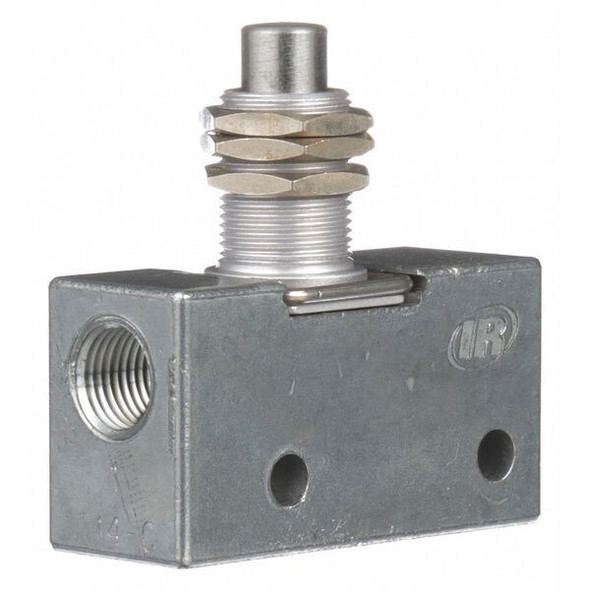 Aro Manual Air Control Valve, Plunger, Gray 214-C Aro Manual Air Control Valve, Plunger, Gray 214-C