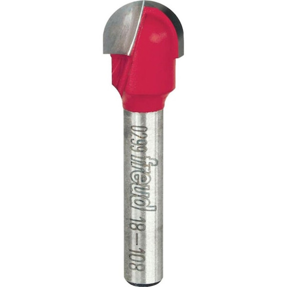 Freud Round Nose Router Bit,1-2" Cutting Dia. 18-108