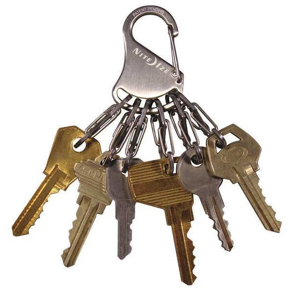 Nite Ize Stainless Steel Key Rack, Silver KRS-03-11