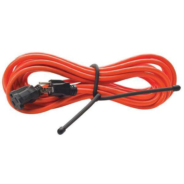 Nite Ize Gear Tie, 18 in L, Variable Max Bundle Dia., Orange, Rubber, Wire, 2 PK GT18-01-2R3
