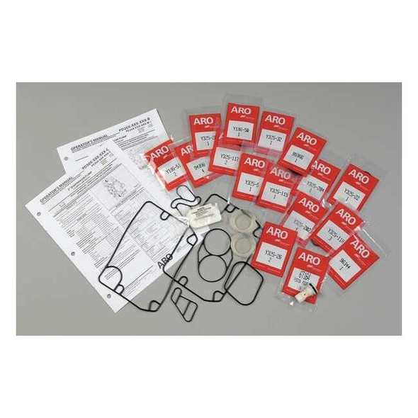 Aro Air Motor Kit,w/ (5) U-Cups/Pilot Piston 637397
