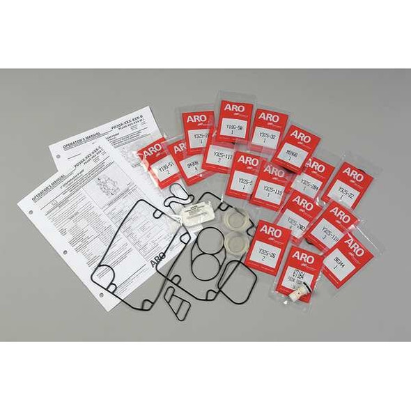 Aro Air Motor Kit,w/ (5) U-Cups/Pilot Piston 637397