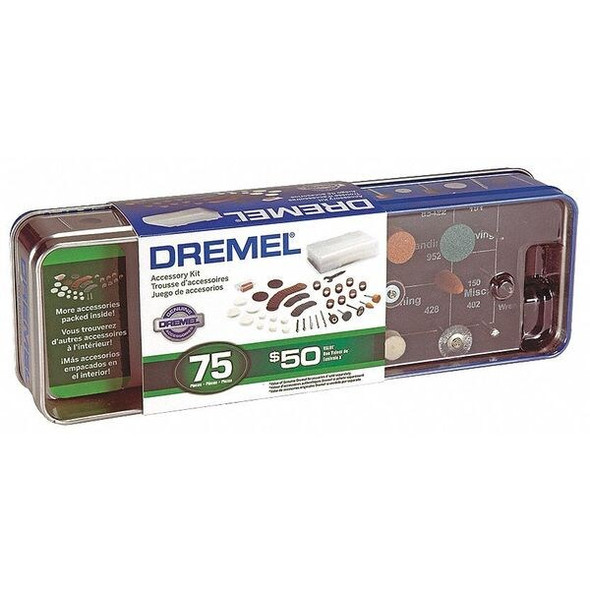 Dremel Accessory Tin Can Kit,75 Pc 707-01