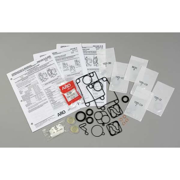 Aro Air Motor Kit,w/ (5) U-Cups/Pilot Piston 637389