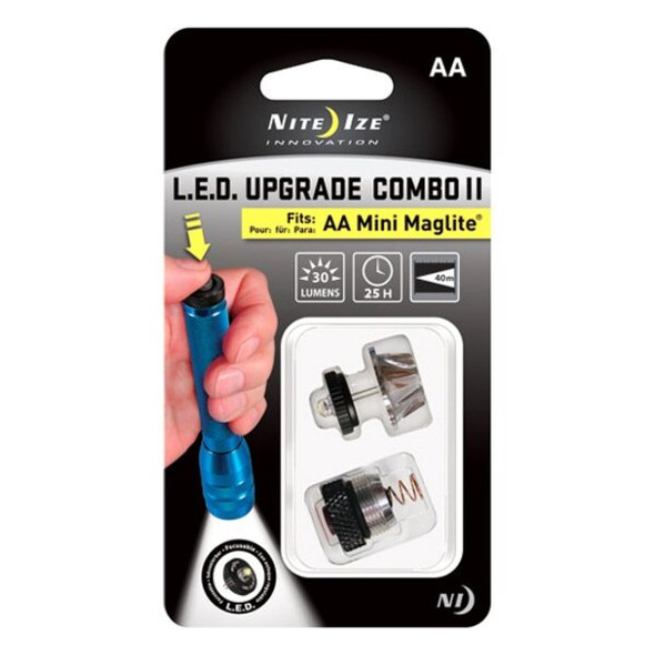 Nite Ize LED Upgrade Kit for use with AA Mini MagLite Flashlight LUC2-07