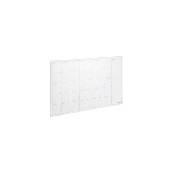 Global Industrial Steel Cubicle Calendar Whiteboard Monthly 24""W x 14""H