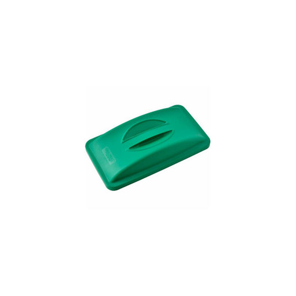 Global Industrial Solid Lid w/Handle Green