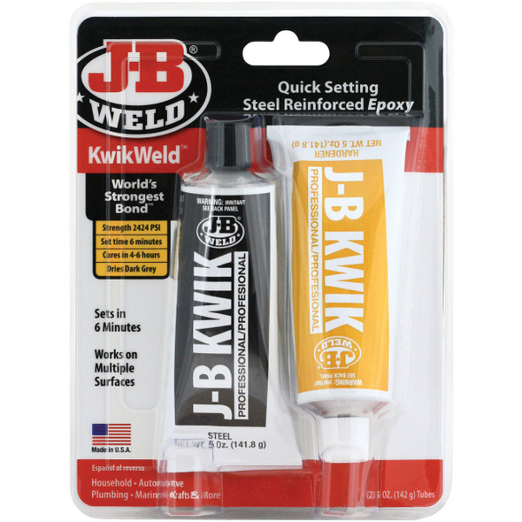 J-B Weld (2) 5 Oz. KwikWeld Professional Epoxy 8271