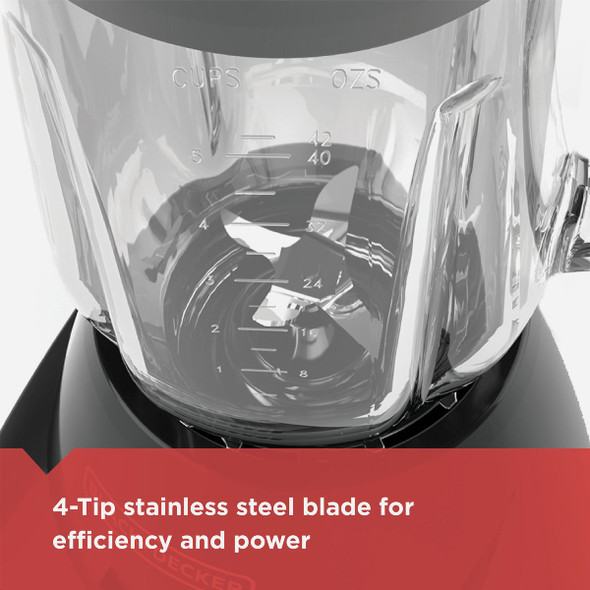 Black & Decker IceCrush 8-Speed Blender with 7-Cup Glass Jar BL2208PB 624055