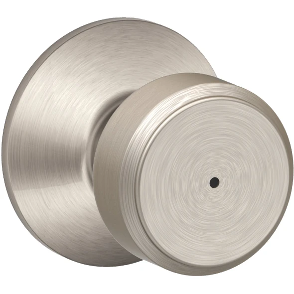 Schlage Bowery Satin Nickel Privacy Door Knob F40 V BWE 619