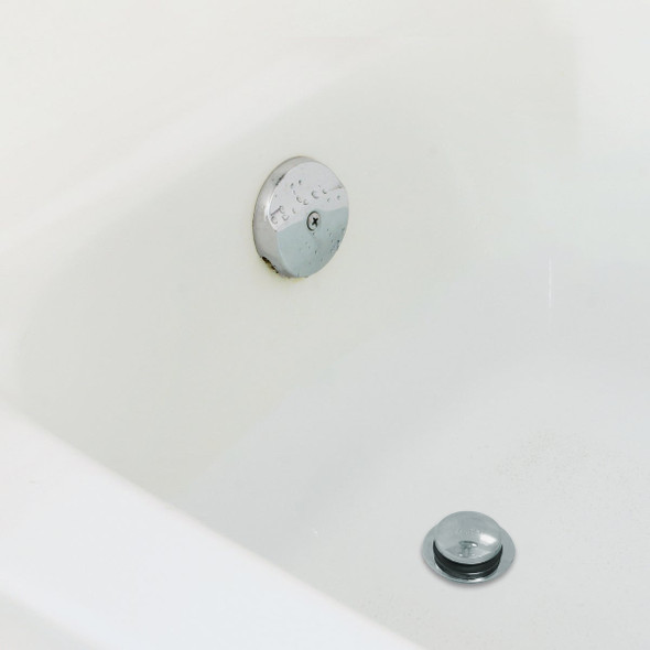 Danco 2 In. Universal Touch-Toe Bathtub Drain Stopper in Chrome