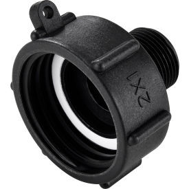 Global Industrial Polypropylene S60x6 Female Buttress x 1"" Male BSP Pipe Thread