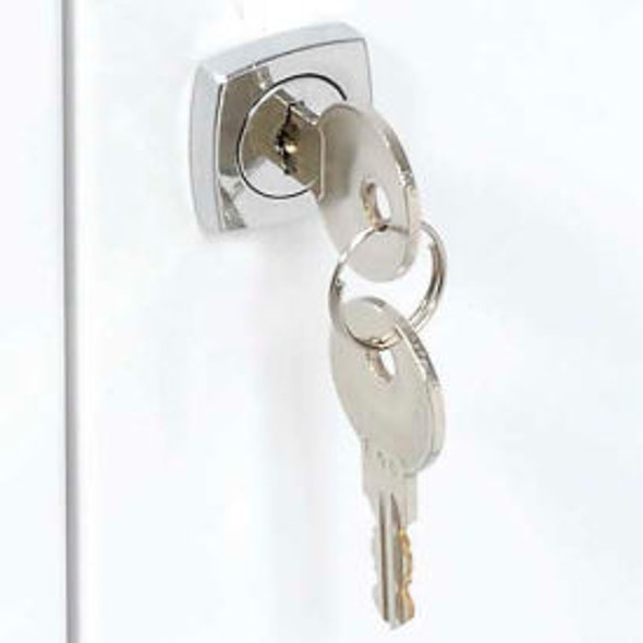 Replacement Lock Set With Keys for Global Industrial Medicine Cabinet Model 2699