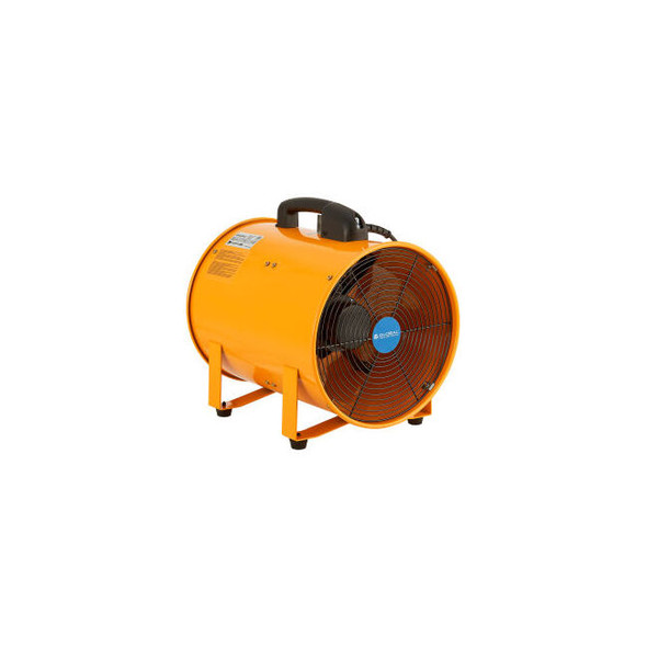Global Industrial 12"" Confined Space Blower Fan 2 Speed 2100 CFM 3/5 HP
