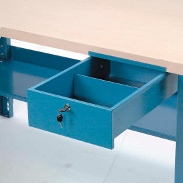 Global Industrial Steel Drawer 10-3/4""W x 18""D Blue