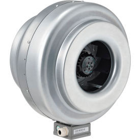 Global Industrial 12"" Galvanized Steel Inline Duct Fan with Energy Star Rating