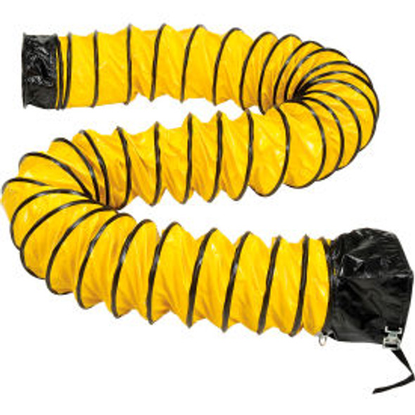 Global Industrial Flame Retardant Flexible Duct For 12"" Fan 16'L Yellow