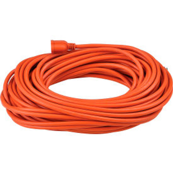 Global Industrial 100 Ft. Outdoor Extension Cord 14/3 Ga 13A Orange