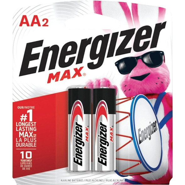 Energizer Max AA Alkaline Battery (2-Pack) E91BP-2