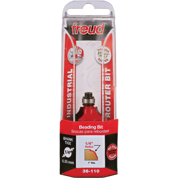 Freud 1/4 In. Quadra-Cut Radius Beading Router Bit 36-110