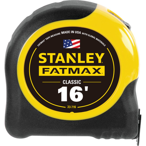 Stanley FatMax 16 Ft. Classic Tape Measure with 11 Ft. Standout 33-716