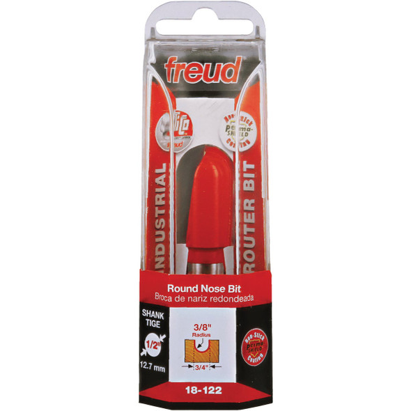 Freud 3/8 In. Radius Round Nose Router Bit 18-122