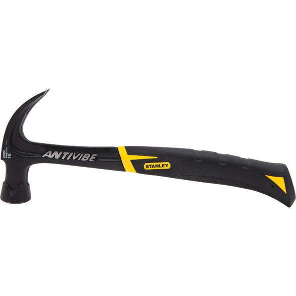 Stanley FatMax Anti-Vibe 16 Oz. Smooth-Face Curved Claw Hammer with Steel Handle 51-162 333239