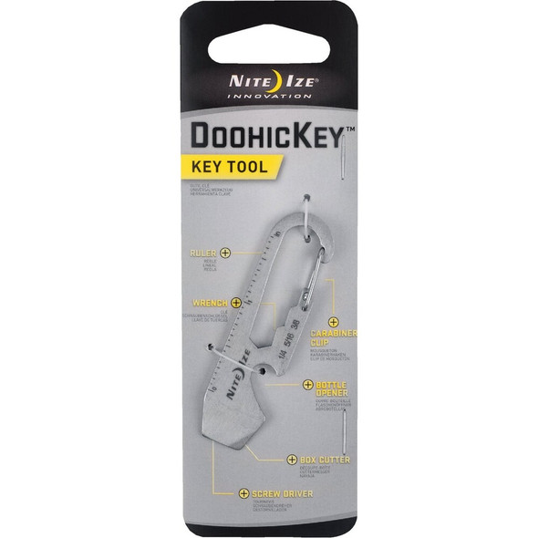 Nite Ize DoohicKey Stainless Steel Key Multi-Tool KMT-11-R3 702952