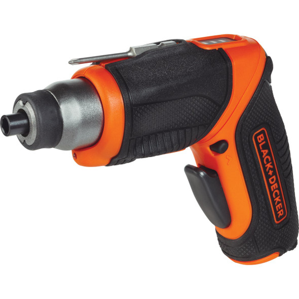 Black & Decker 4V MAX Lithium-Ion 1/4 In. Pivot Cordless Screwdriver with Accessories