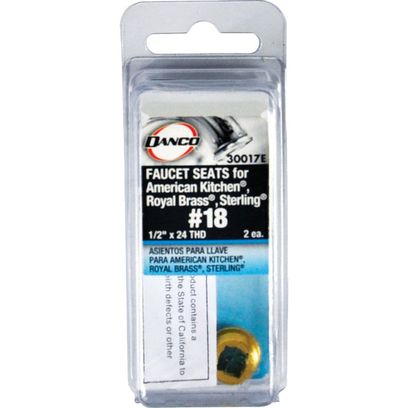 Danco #18 Sterling 1-2 In. x 24 Thread Size Bibb Seat (2-Pack) 30017E 401187