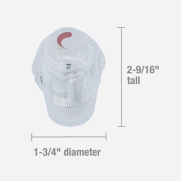 Danco Small Acrylic Replacement Clear Faucet Handle 80010 401379