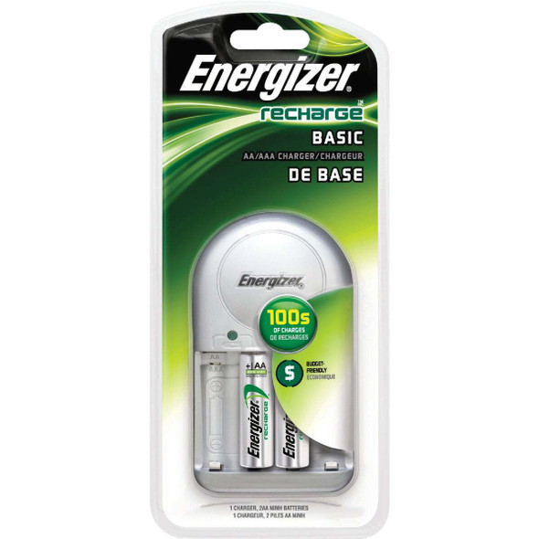 Energizer Recharge AA & AAA NiMH Basic Battery Charger CHVCWB2