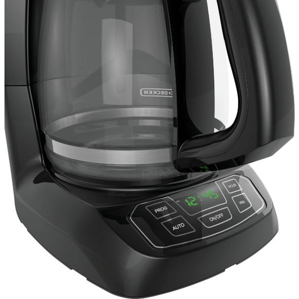 Black & Decker 12 Cup Programmable Black Coffee Maker CM1100B 650004