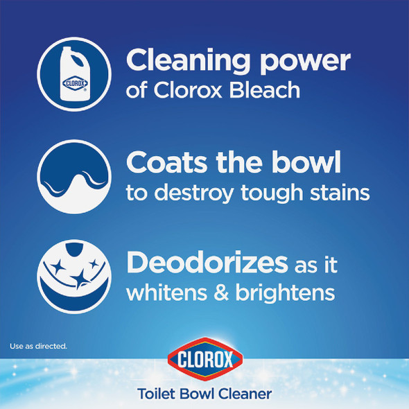 Clorox 24 Oz. Clinging Bleach Gel Toilet Bowl Cleaner 10044600306206 622008