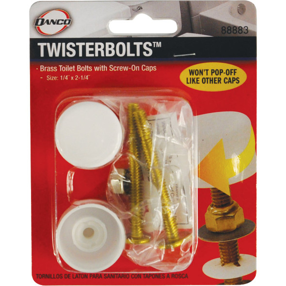 Danco 1-4 In. Twister Screw-On Caps and Bolts  88883 456768