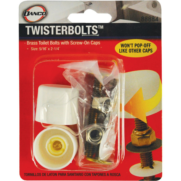 Danco 5/16 In. Twister Screw-On Caps and Bolts Danco 5/16 In. Twister Screw-On Caps and Bolts