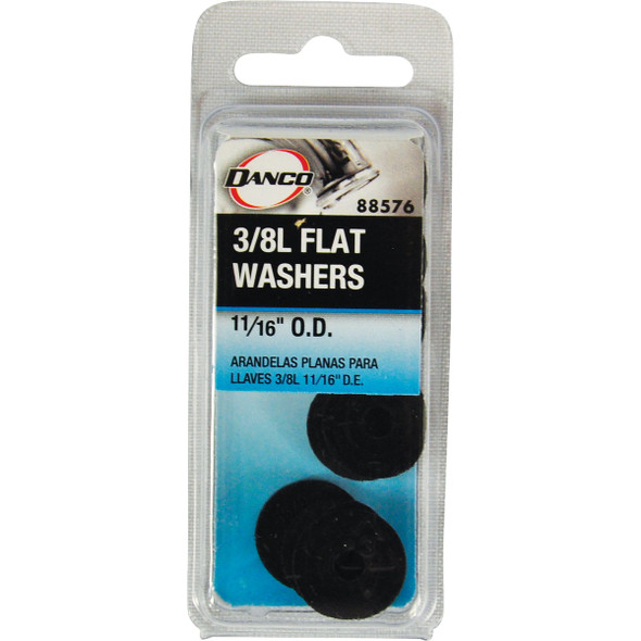 Danco 11/16 In. Black Flat Faucet Washer (10 Ct.) Danco 11/16 In. Black Flat Faucet Washer (10 Ct.)
