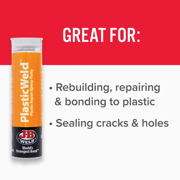 J-B Weld 2 Oz. PlasticWeld Epoxy Putty 8237 314118