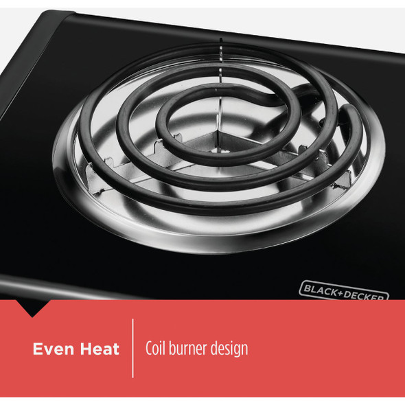 Black & Decker Single Coiled Burner Range Black & Decker Single Coiled Burner Range