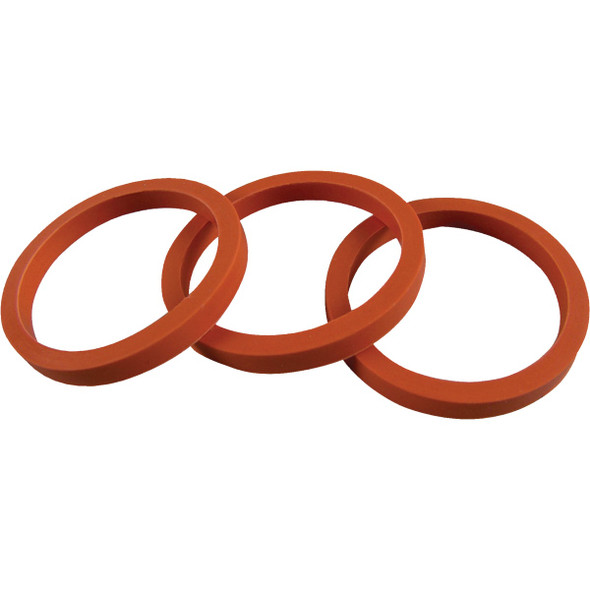 Danco 1-1/2 In. x 1-11/16 In. Orange Rubber Slip Joint Washer 36649B Pack of 5