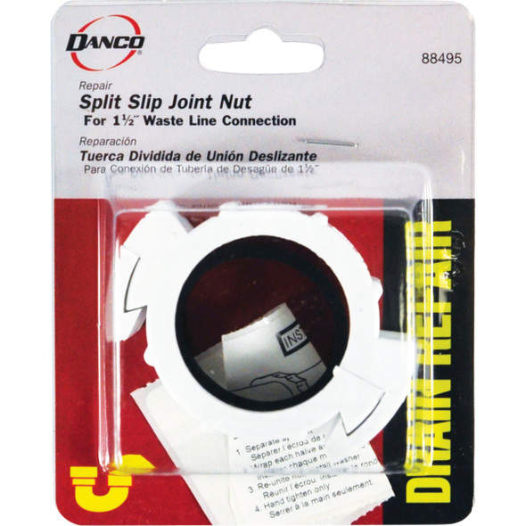 Danco 1-1/2 In. Plastic Slip Joint Nut and Washer Danco 1-1/2 In. Plastic Slip Joint Nut and Washer
