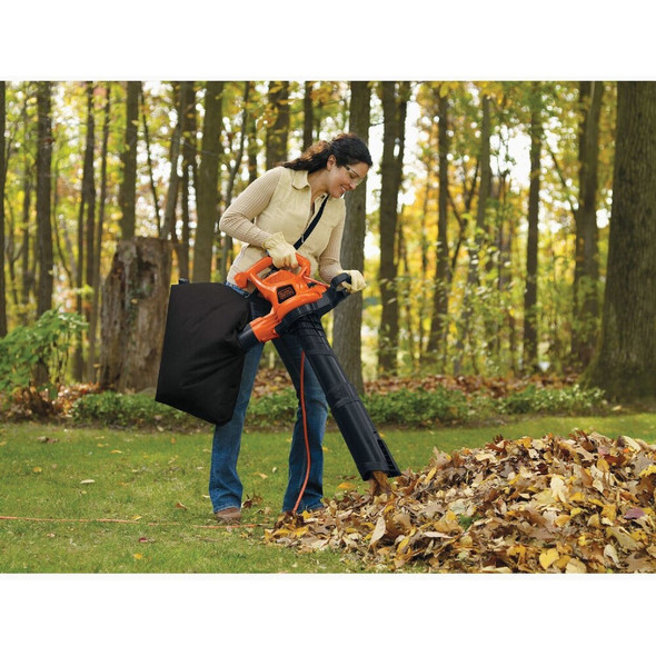 Black & Decker 230 MPH 228 CFM 12 Amp Electric Blower-Vacuum-Mulcher BV3600 736988