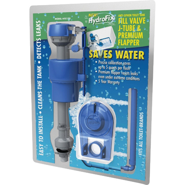 Danco HydroFix Premium Flapper And J Tube Fill Valve Kit HFX120 446025