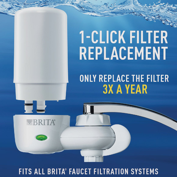 Brita On Tap White Replacement Water Filter Cartridge Brita On Tap White Replacement Water Filter Cartridge