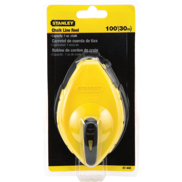 Stanley 100 Ft. Chalk Line Reel 47-440 395587