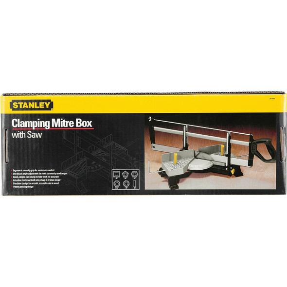Stanley Aluminum Adjustable Angle Clamping Miter Box & 22 In. Saw 20-800 396087