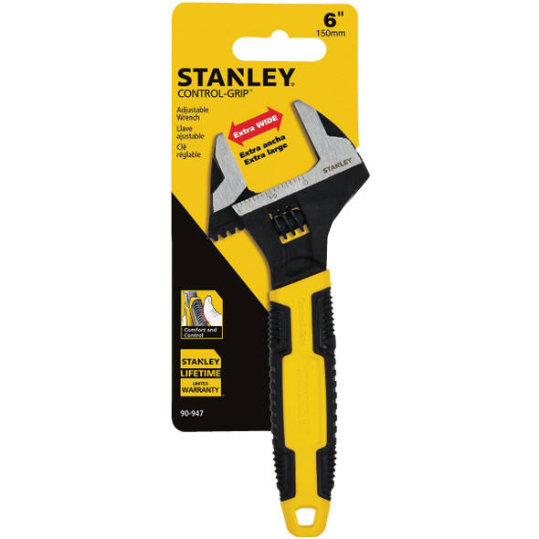 Stanley MaxSteel 6 In. Adjustable Wrench 90-947 317543