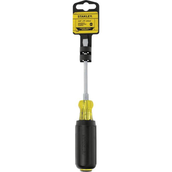 Stanley 1-4 In. x 4 In. Standard Vinyl Grip Slotted Screwdriver 66-090 356948
